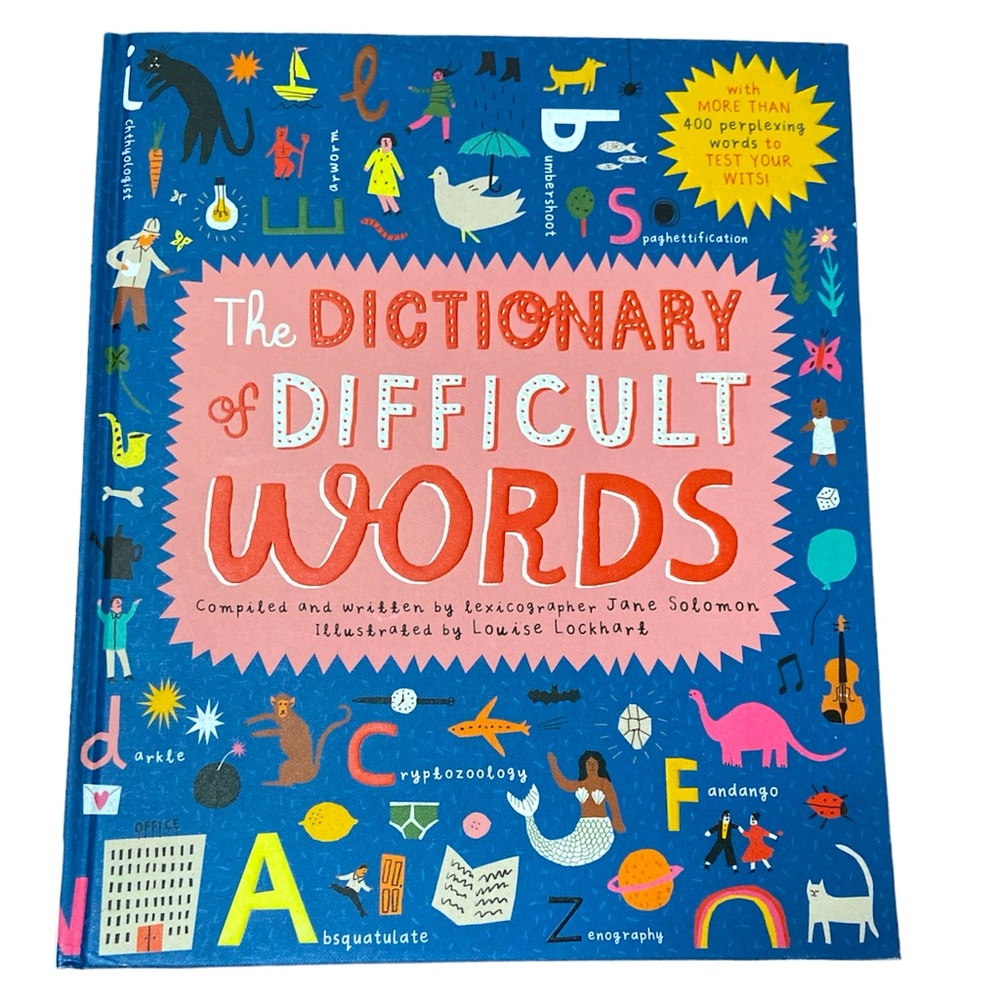 Brand New- The Dictionary of Difficult Words- Over 400 Entries- Hardback-Fun!